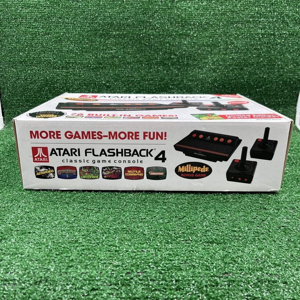 Atari Flashback 4 Classic Game Console Special Edition 76 Games In Box No Poster